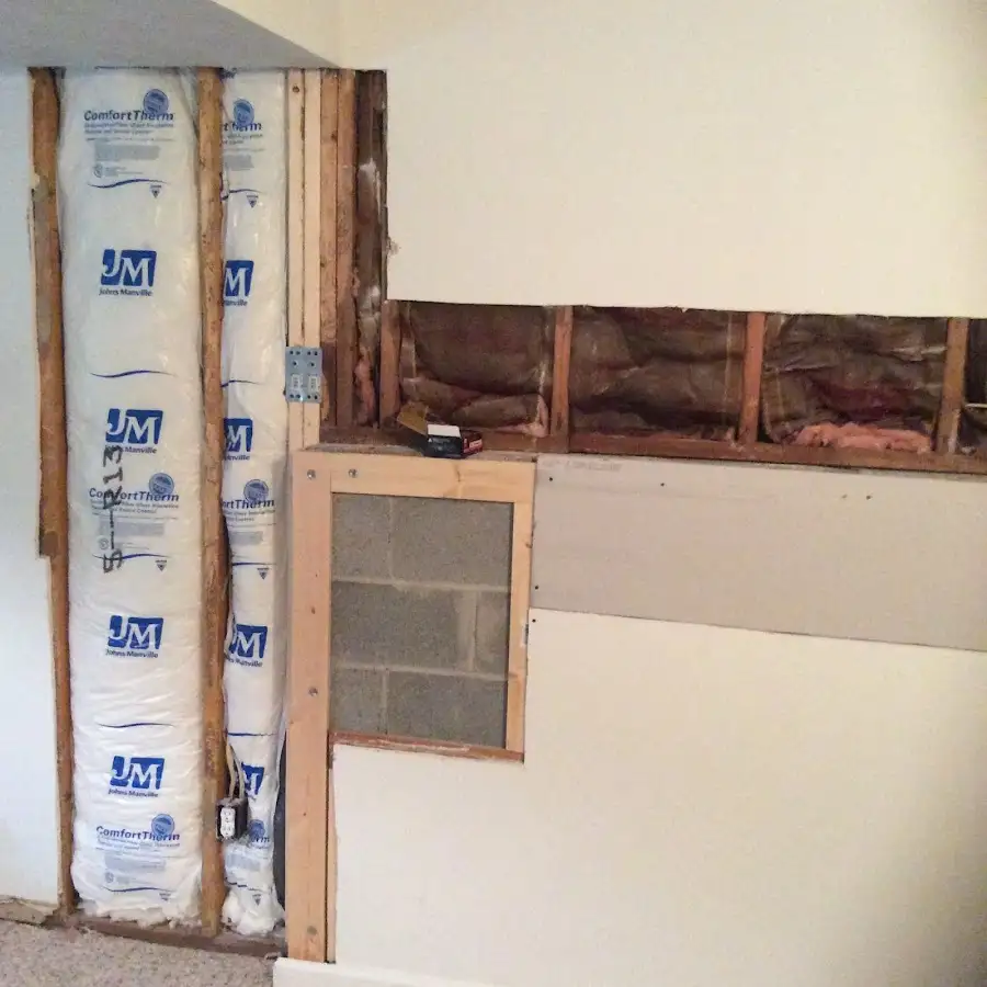 Wall insulation replacement during Odor Removal & Deodorization in Hillcrest Heights